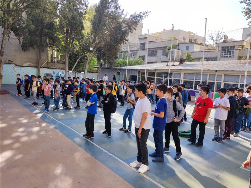 اردوی روزی در مدرسه