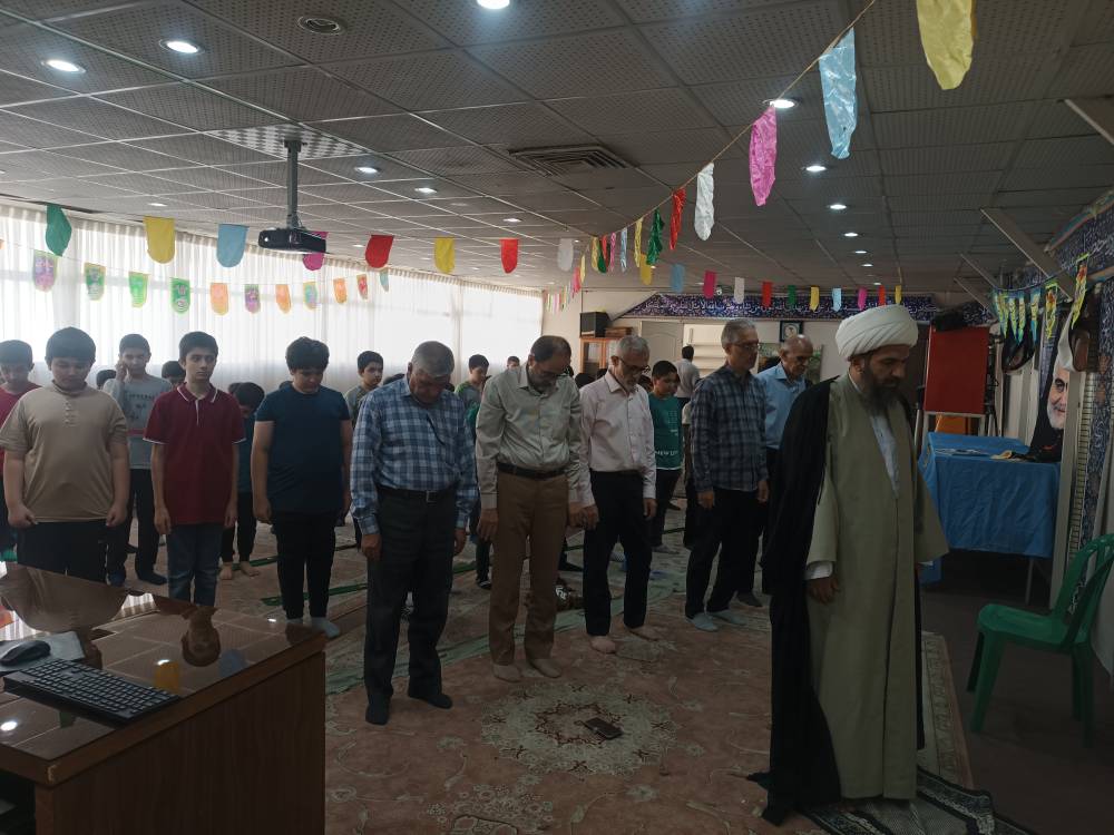 نماز جماعت به امامت حجت الاسلام متین